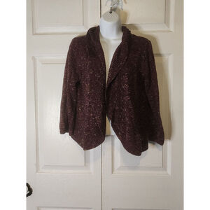 Christopher & Banks Maroon Cardigan